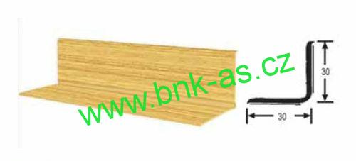 Bolta podlahová lišta 0091 borovice dřevo 30x30mm pvc 1m