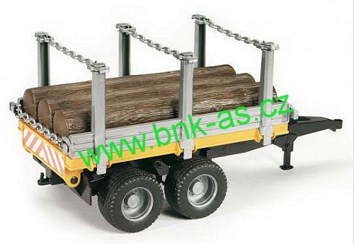 Bruder 02213 přívěs pro přepravu dřeva