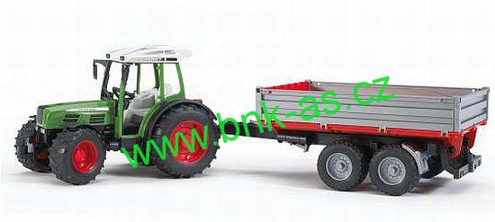 Bruder 02104 Traktor Fendt Farmer a sklápěcí vůz