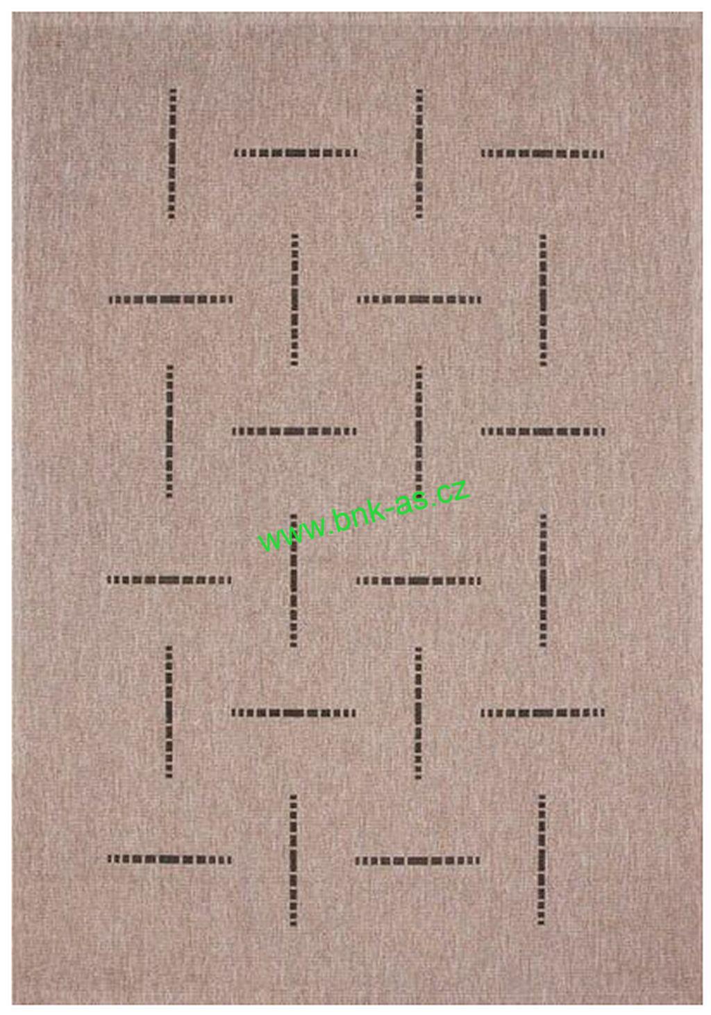 Kusový koberec FLOORLUX 20008 silver/black 80x150cm