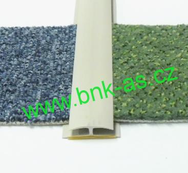 Přechodová lišta na koberec 35mm pvc béžová