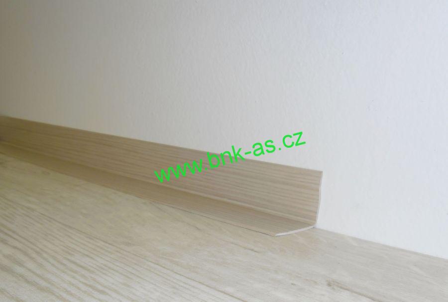 Bolta podlahová lišta 8585 javor dřevo 30x30mm pvc 1m