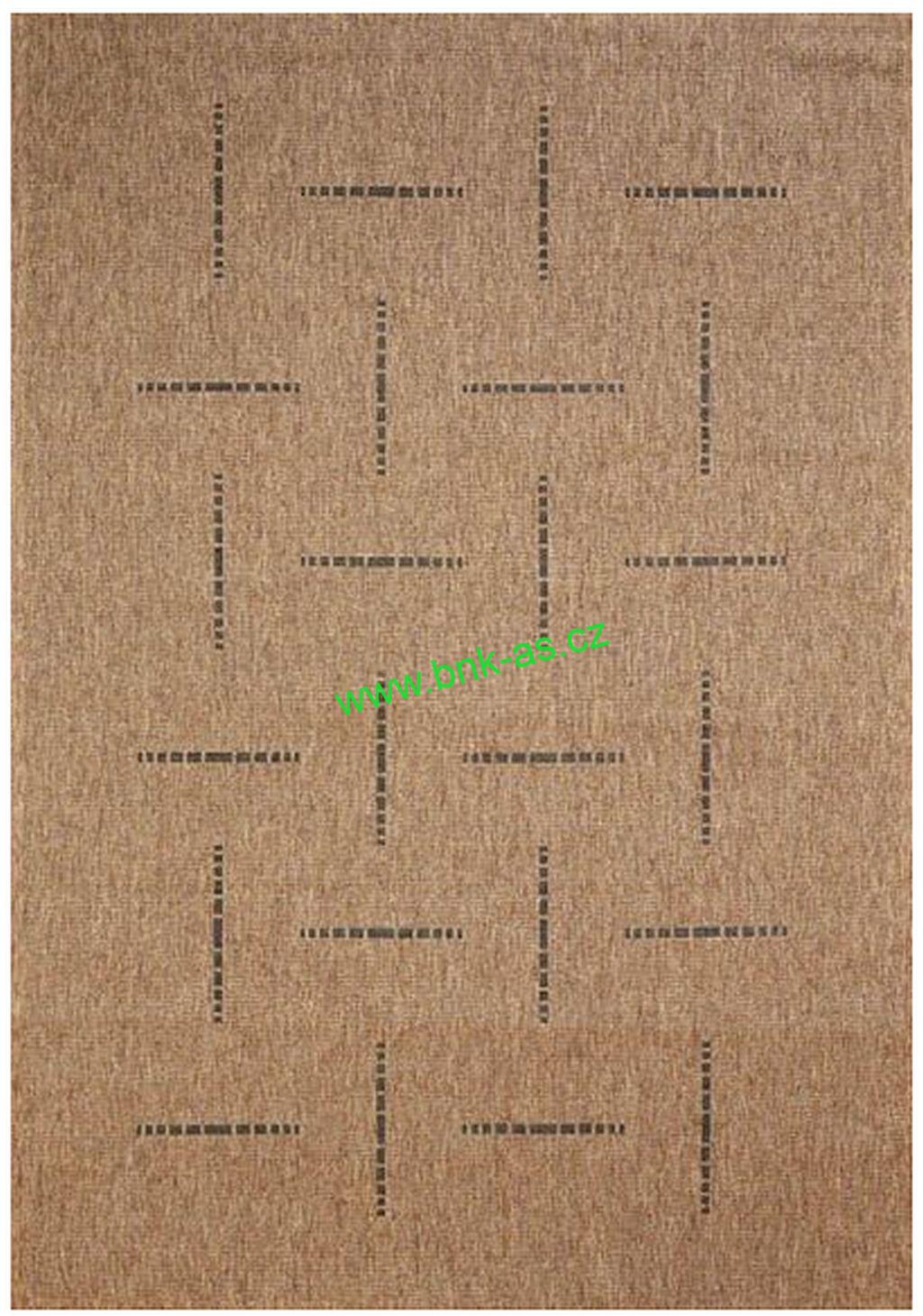Kusový koberec FLOORLUX 20008 coffee/black 160x230cm