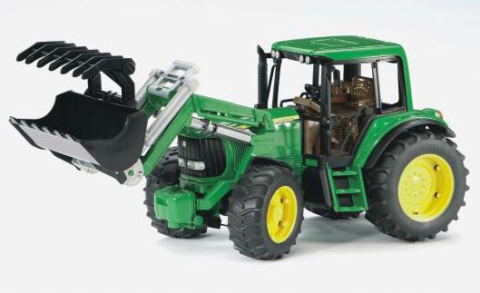 Bruder 02052 traktor John Deere 6920 + čelní nakladač