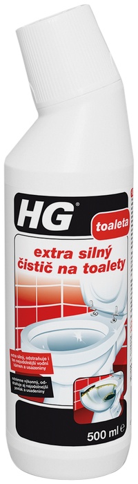 HG extra silný čistič na toalety 0,5l