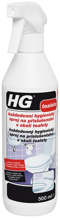 HG každodenní hygienický sprej na příslušenství v okolí WC 0 5 l
