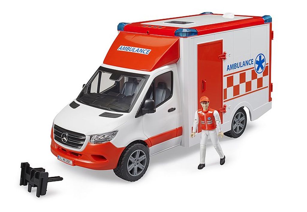 Bruder 02676 MB Sprinter sanitka s houkačkou