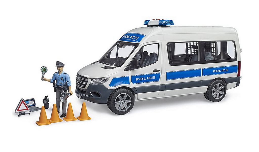 Bruder 02683 Policejní MB Sprinter s policistou