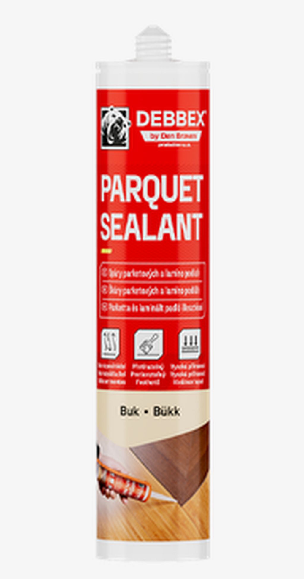 Parketový tmel 280ml Den Braven BUK
