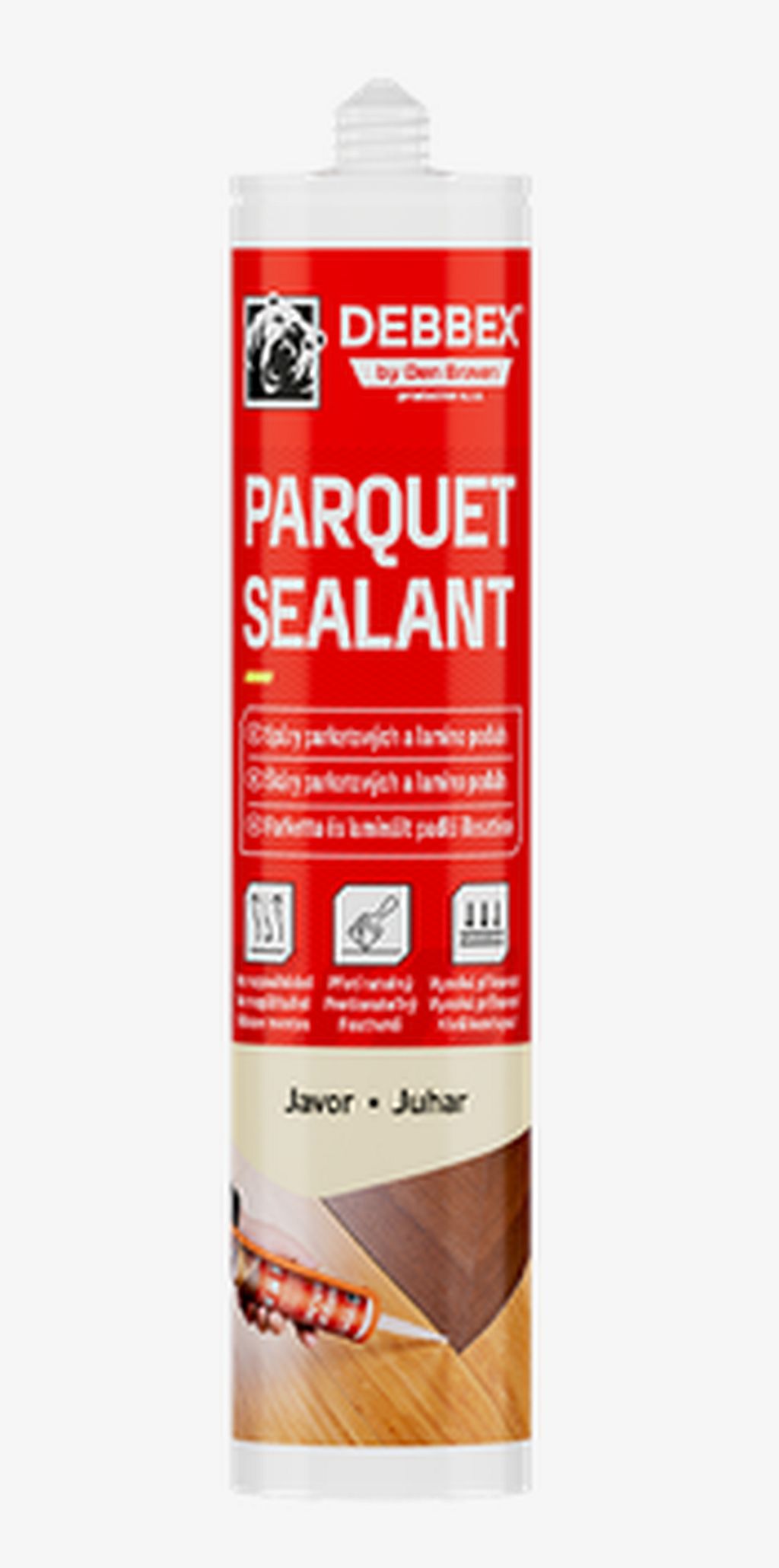 Parketový tmel 280ml Den Braven JAVOR
