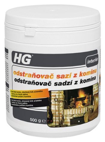 HG Odstraňovač sazí z komínu 500 g 