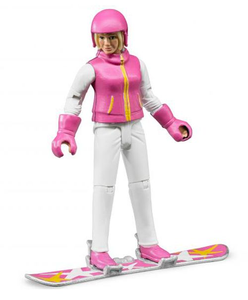 Bruder 60420 Bworld Figurka Snowboardistka