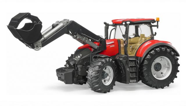 Bruder 03191 Traktor CASE IH Optum s čelním nakladačem