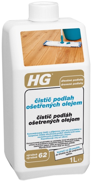 HG čistič podlah ošetřených olejem 1l