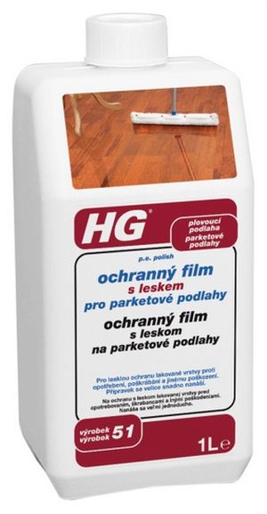 HG p.e. polish s leskem pro parkety a dřevěné podlahy 1l