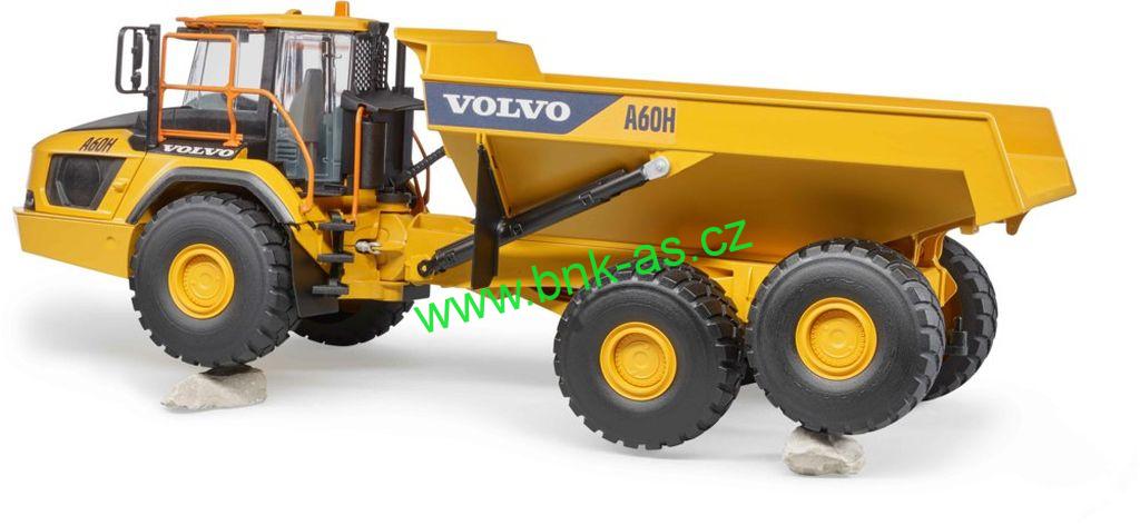 thumbnail image 2 of BRUDER Volvo A60H Hauler 1:16 Scale Toy – Yellow With Driver Figure, 02455 2 of 6