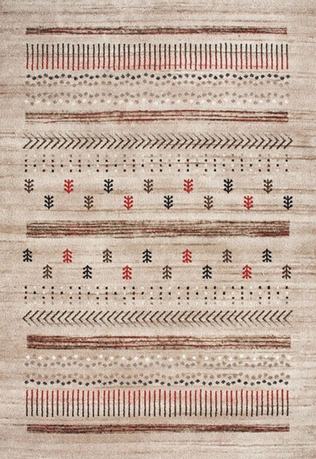 Kusový koberec ETHNO 21818-070 beige 80x150cm (moderní vzor)