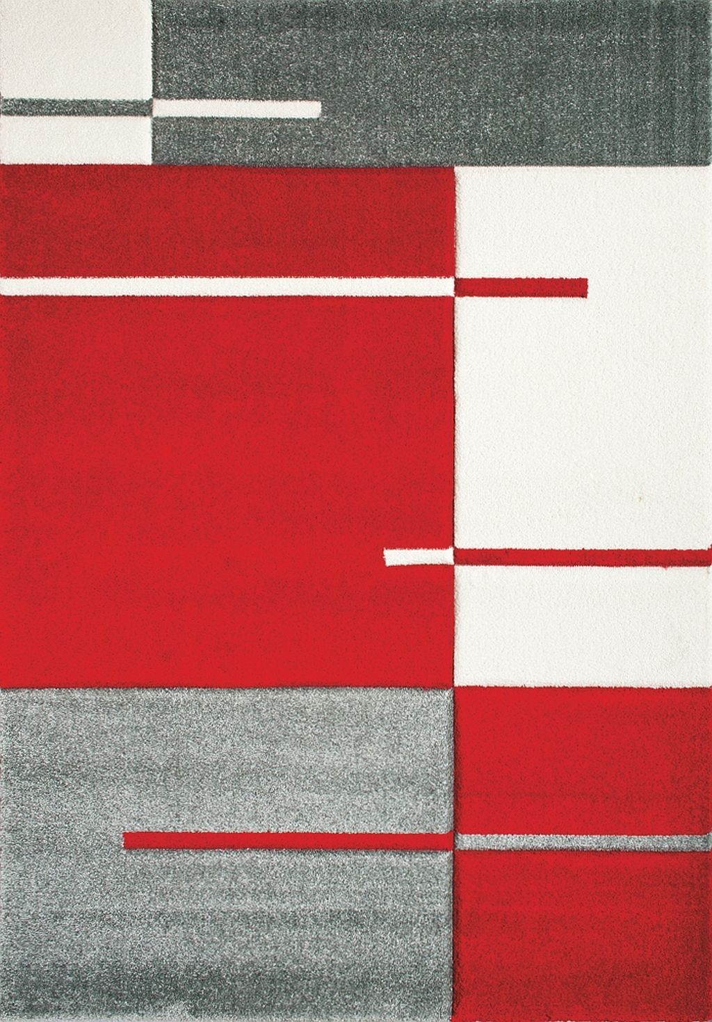 Kusový koberec HAWAII 1310-02 Red 120x170cm (plastický vzhled)