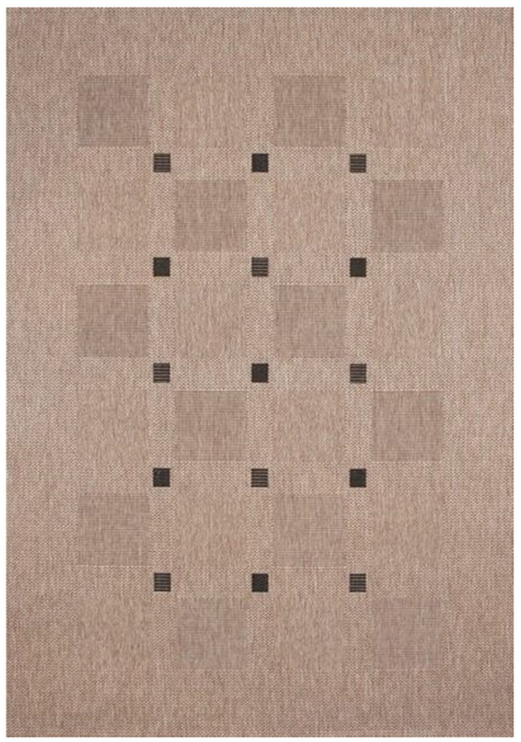 Kusový koberec FLOORLUX 20079 silver/black 120x170cm (bucle / bukle)
