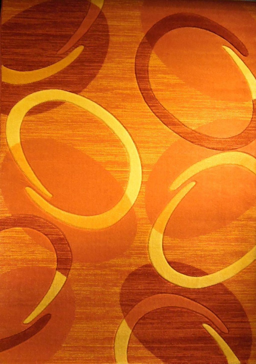 Kusový koberec FLORIDA 9828 Orange 120x170cm (plastický vzhled)