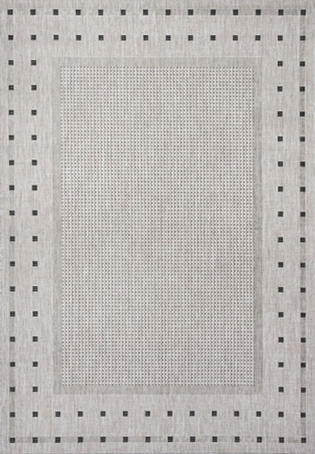 Kusový koberec FLOORLUX 20329 silver/black 120x170cm (bucle / bukle)