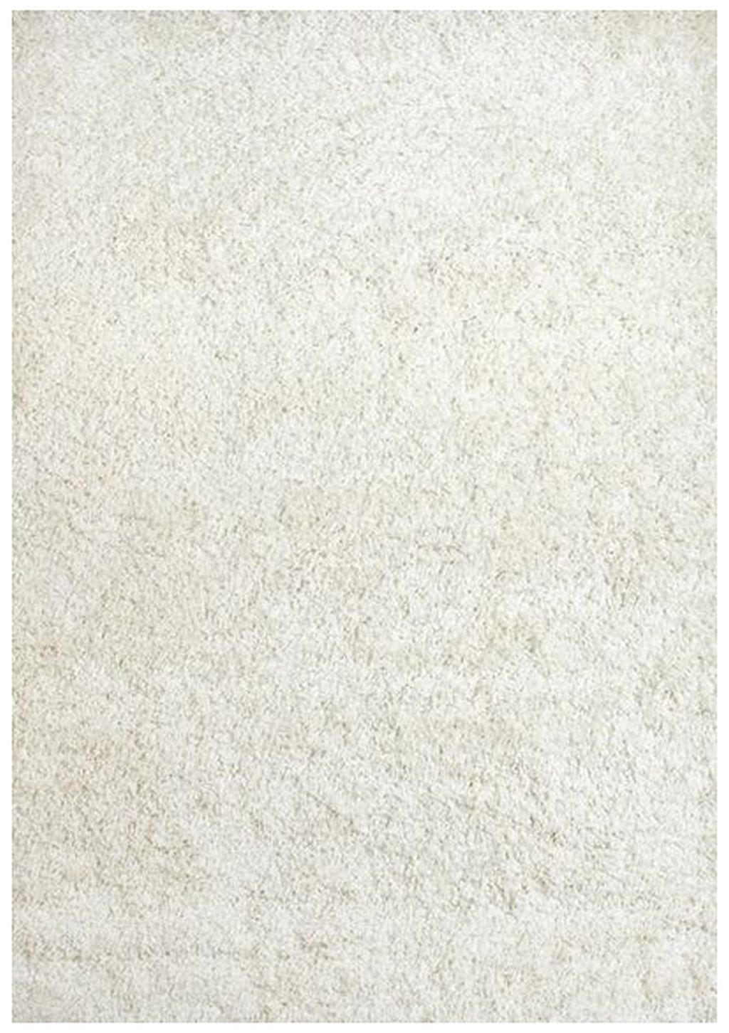Kusový koberec SHAGGY plus 963 white 200x290cm (vysoký vlas)