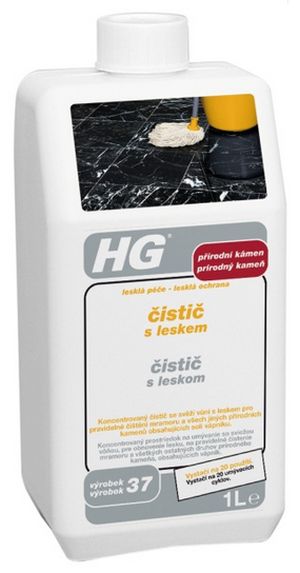 HG čistič s leskem pro přírodní kámen 1l (HG 37)