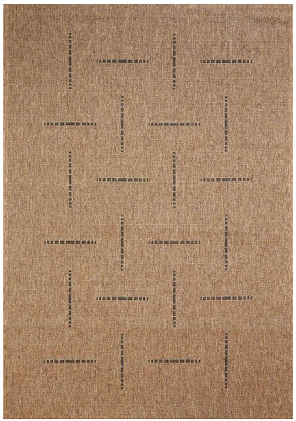 Kusový koberec FLOORLUX 20008 coffee/black 80x150cm (bucle / bukle)